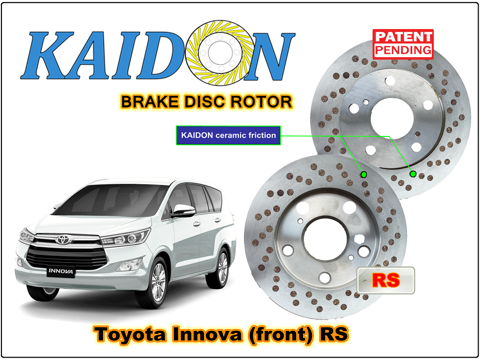 Buy Kaidonbrake Toyota Innova Kijang disc brake rotor KAIDON (front