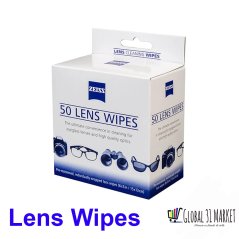 Carl Zeiss Lens Cleaning Wipes - 50 pcs with Alcohol