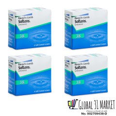 Bausch&Lomb Softlens 38 6pieces Monthly Disposable Clear Lens