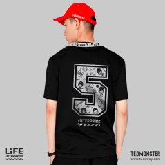 Ted Monster Life Enterprise Tshirt Unisex Shinning - 5 sizes (Black)