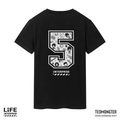 Ted Monster Life Enterprise Tshirt Unisex Shinning - 5 sizes (Black)