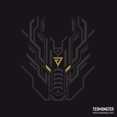 Ted Monster Dragon J Rider Edition Tshirt Unisex - 5 Sizes (Black)