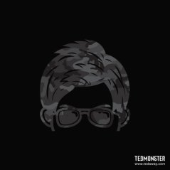 Ted Monster Tshirt CAMO J Edition Unisex - 5 Sizes (Black - Pink)