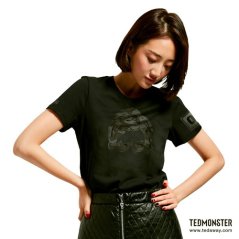 Ted Monster Tshirt CAMO J Edition Unisex - 5 Sizes (Black - Pink)