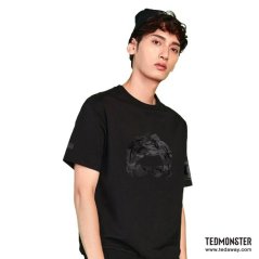 Ted Monster Tshirt CAMO J Edition Unisex - 5 Sizes (Black - Pink)