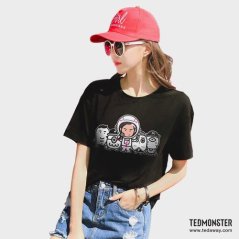 Ted Monster Tshirt Fantasy J League Unisex Ready Stock - 5 Sizes (Black)