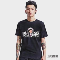 Ted Monster Tshirt Fantasy J League Unisex Ready Stock - 5 Sizes (Black)