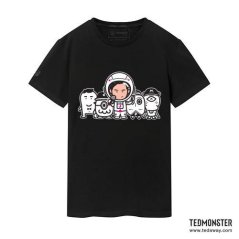 Ted Monster Tshirt Fantasy J League Unisex Ready Stock - 5 Sizes (Black)