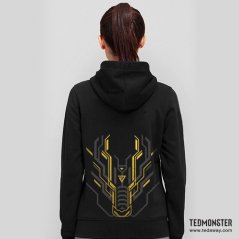 Ted Monster Dragon J Rider Gold Edition Hoodie Unisex - 6 Sizes  (Black)