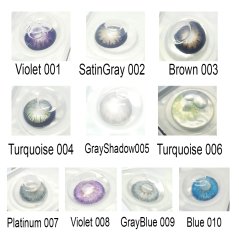 Freshlady 6 Month Disposable Color Contact Lens 14.2mm (10 Colors)