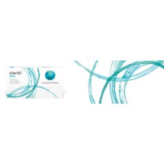 Coopervision Clariti Elite Monthly Clear Contact Lens 6pcs Ready Stock