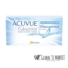 Acuvue Oasys® Contact Lenses for Astigmatism 2-Week Clear 6Pcs 14.5mm
