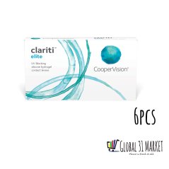 Coopervision Clariti Elite Monthly Clear Contact Lens 6pcs Ready Stock