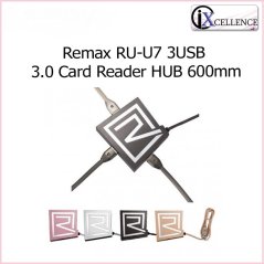 Remax RU-U7 3USB 3.0 Card Reader HUB 600mm (2 Colors)