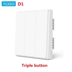 Xiaomi Aqara Smart Switch D1 Wall Triple ZigBee QBKG26LM (White)