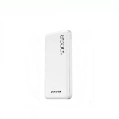 Awei Powerbank P28K 2.1A Fast Charge Dual-USB 10,000mAh (Black-White)