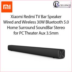 Xiaomi Redmi TV Bar Speaker Wired and Wireless 30W 5.0 Stereo (Black)