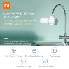 Xiaomi Mijia Faucet Water Purifier 3 Outlet 4 Filtration MUL11 (White)