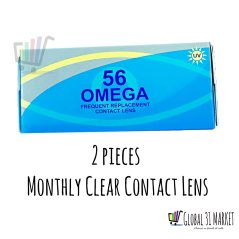 Omega 56  IGel 1 Month Disposable Clear Contact lens 2 pcs/box (-0.50 to -12.00)
