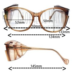 Titmus Eve Safety Eyeglass with Ansi z87.1 Standard Free Hard Case!