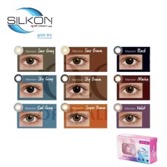 Silkon Manxion Series Monthly Color Contact Lens 14.5mm (9 Colors)