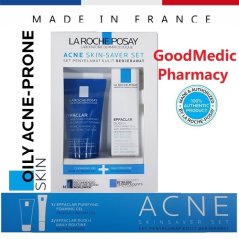 La Roche Posay Cleansing Gel Effaclar Skin Care Set For Acne