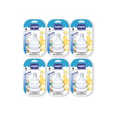 Japlo Deluxe Nipple - XL (6 Blister Cards in 1)