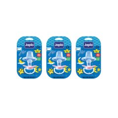 Japlo Twinkle Star Soother - Orthodontic (3 Blister Cards in 1)