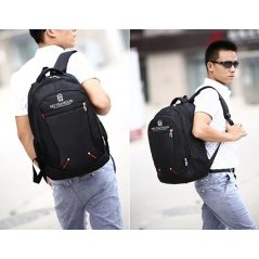 Sky Traveller SKY306 Travel Casual Laptop Bag Backpack (Black)
