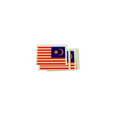 Gdeal 10pcs Waterproof Flag Of Malaysia Facial Tattoo Temporary Tattoo Body Art Flash Tattoo Stickers Water Transfer Removable Tattoo Sticker Colorful