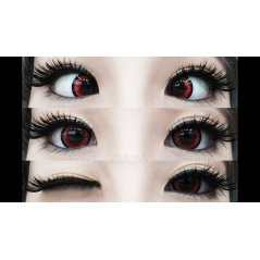 Dolly Crazy lens Circle Lens 16.2mm 0.00 (Red)
