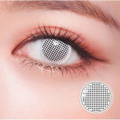 Gmonline31 White Mesh Crazy Color Lens 2 Pcs/Box