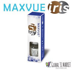 Maxvue Vision Iris brown Iris Black Prosthetic Contact lens 1 pc/Vial Yearly Disposable Ready stock!