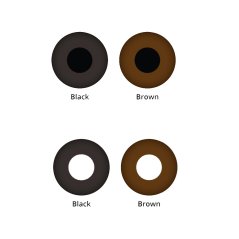 Maxvue Vision Iris brown Iris Black Prosthetic Contact lens 1 pc/Vial Yearly Disposable Ready stock!