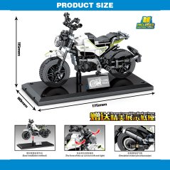 Sembo Block 701120 Corvette Rambo 300 Small Motorcycle Building Bricks
