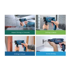 BOSCH Professional Impact Drill GSB 550 XL Kit (1A1 5L3)