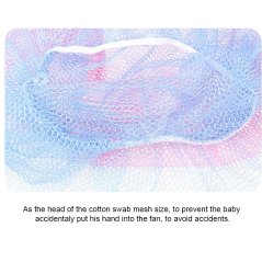 Gdeal 2pcs Baby Finger Protector Safety Mesh Nets Cover Fan Guard Dust Cover For Kids (2 Colors)