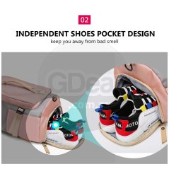 Gdeal Women Multi Functional Travel Leisure Bag Large Capacity Backpack (2 Colors)