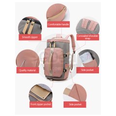 Gdeal Women Multi Functional Travel Leisure Bag Large Capacity Backpack (2 Colors)