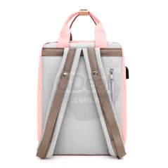 Gdeal High School Student College Canvas Backpack USB Charging Travel Bag (4 Colors)