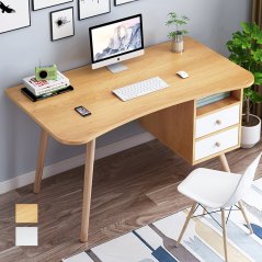 Gdeal Nordic Study Writing Bedroom Computer Table A100t (2 Colors)