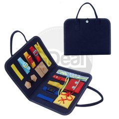Gdeal Toddler Felt Busy Board Learn to Dress Early Childhood Education Practice Board Gift