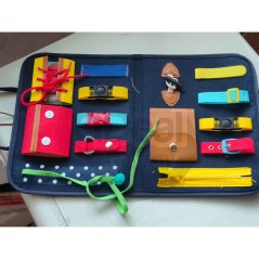 Gdeal Toddler Felt Busy Board Learn to Dress Early Childhood Education Practice Board Gift