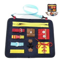Gdeal Toddler Felt Busy Board Learn to Dress Early Childhood Education Practice Board Gift