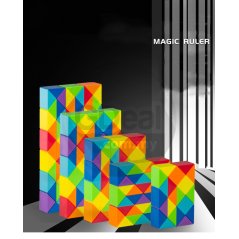 Gdeal Variety Magic Ruler Rainbow Segment Color Kindergarten Educational Toy