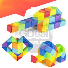 Gdeal Variety Magic Ruler Rainbow Segment Color Kindergarten Educational Toy