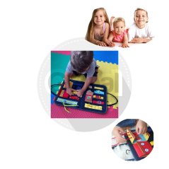 Gdeal Toddler Felt Busy Board Learn to Dress Early Childhood Education Practice Board Gift