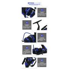 YUMOSHI BK Series Fishing Reel Sea Rod Set Fishing Reel Rock Raft Fishing Lure