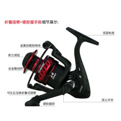 YUMOSHI Fishing Reel Sea Rod Outdoor Activities Raft Line Spinning Wheel Rock Fishing Lure Gear