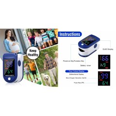 Itronicmobile Fingertip Pulse Oximeter LK87 (Blue)